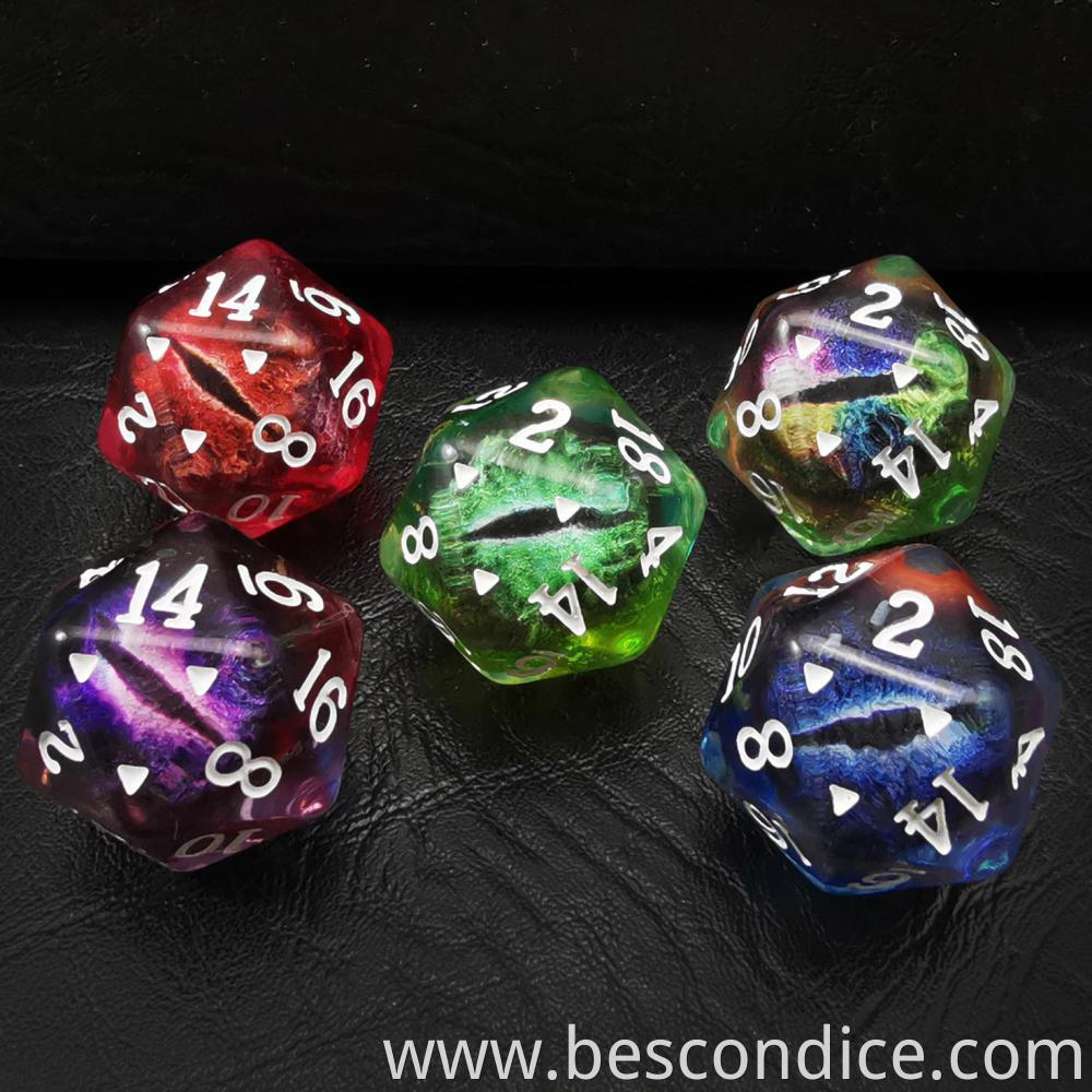 Polyhedral Dragon Eye Dice 20 Sides 3